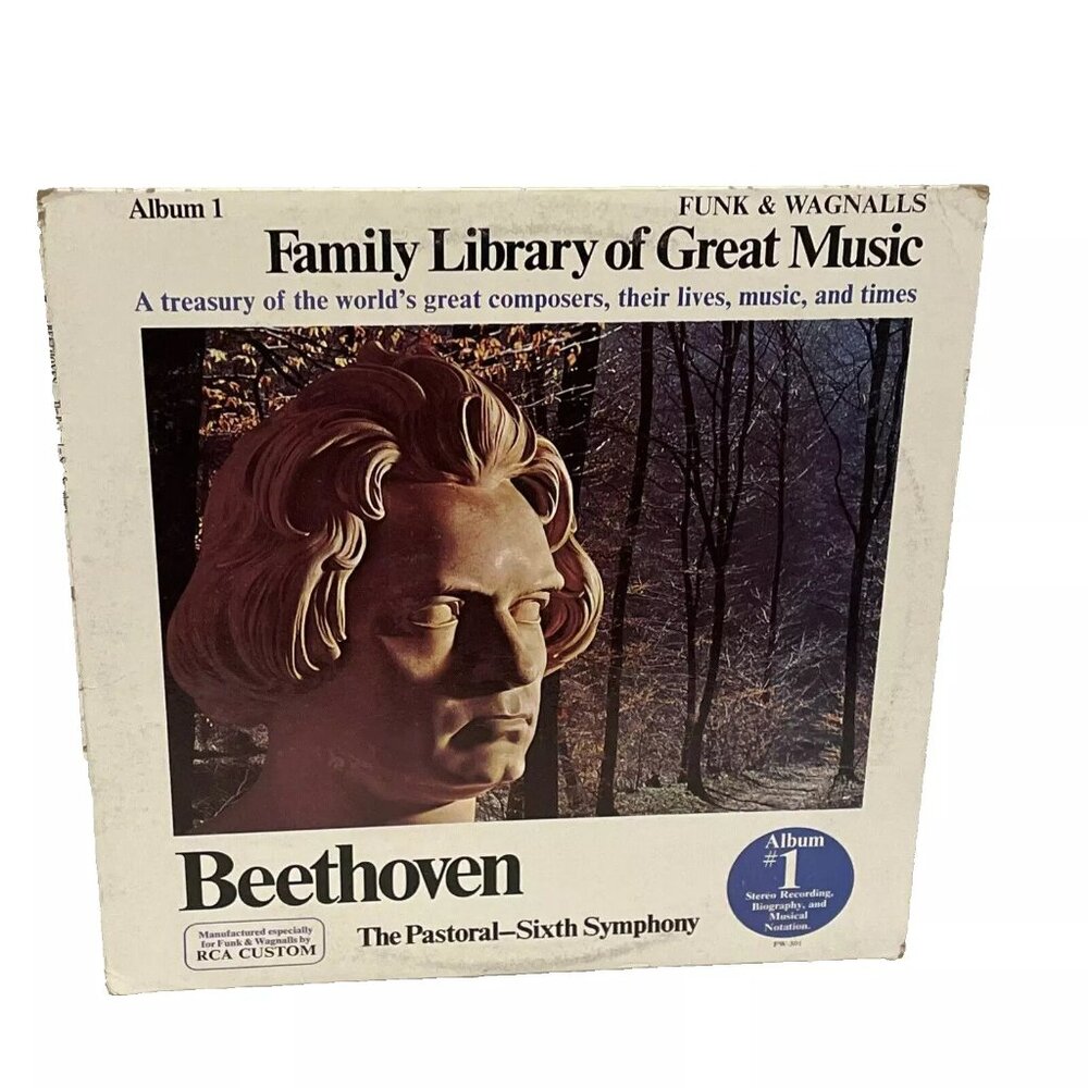 Beethoven The Pastoral Sixth Symphony (Vinyl, 1976)RCA Custom FW-301 VG+ NO INSE